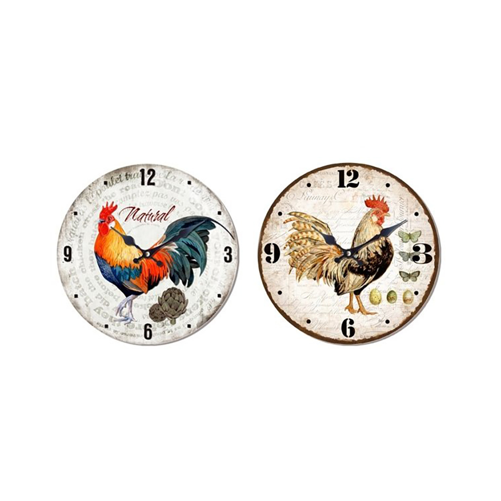 235433 Часы настенные 33.8 х 3.5 х 33.8 см дерево Бежевый Santreyd 