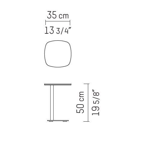 Высокий журнальный столик для гостиной Piet Boon KEK ARCH-00127279 - Вид №8