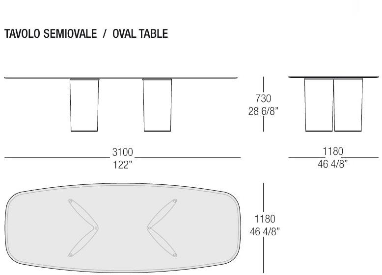 MisuraEmme Прямоугольный стеклянный стол Atelier sun-id-1486601 - Вид №10