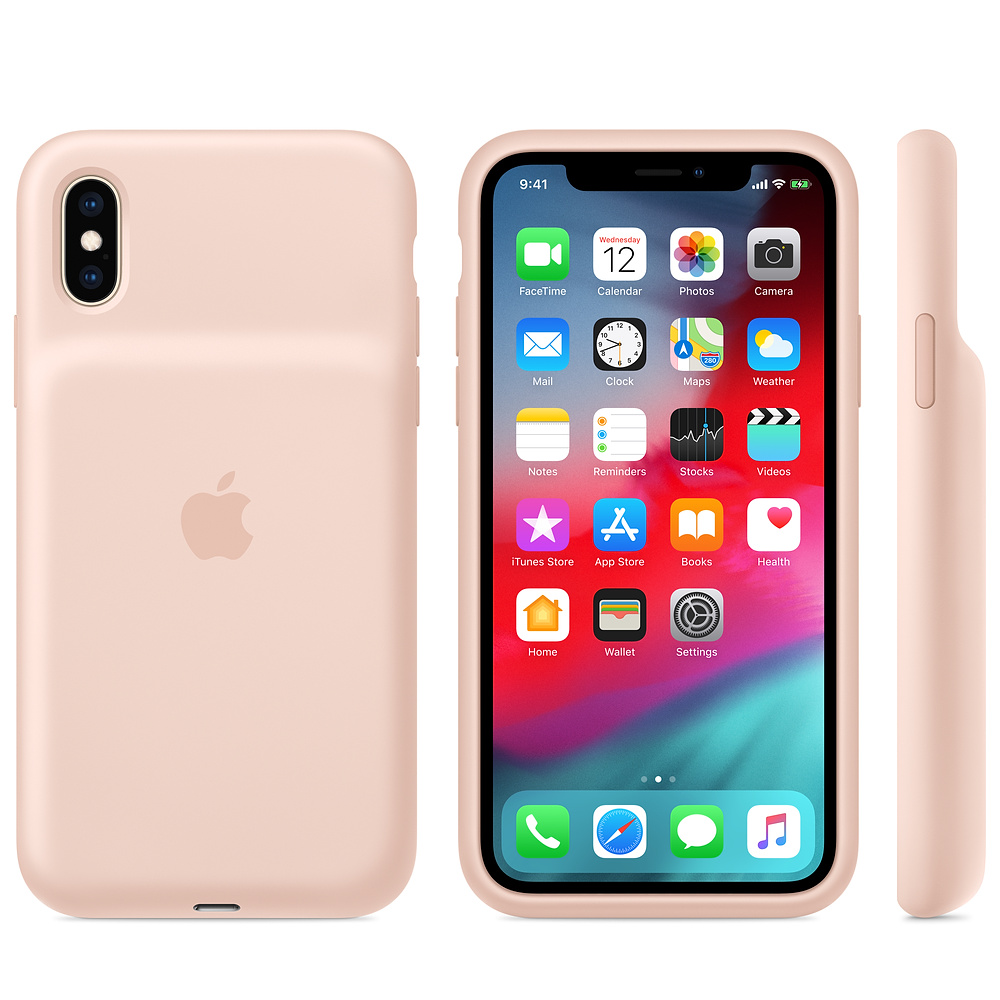 MVQP2ZM/A Iphone xs smart battery case - pink sand Apple Santreyd  - Вид №1