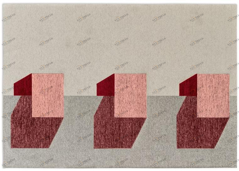 Calligaris Прямоугольный ковер из синели и хлопка  Cs7211-b 