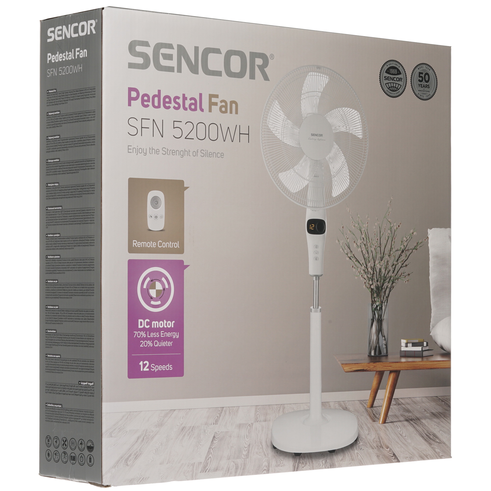 8157462 Вентилятор Sencor SFN 5200WH  белый STDN-0024218 - Вид №8