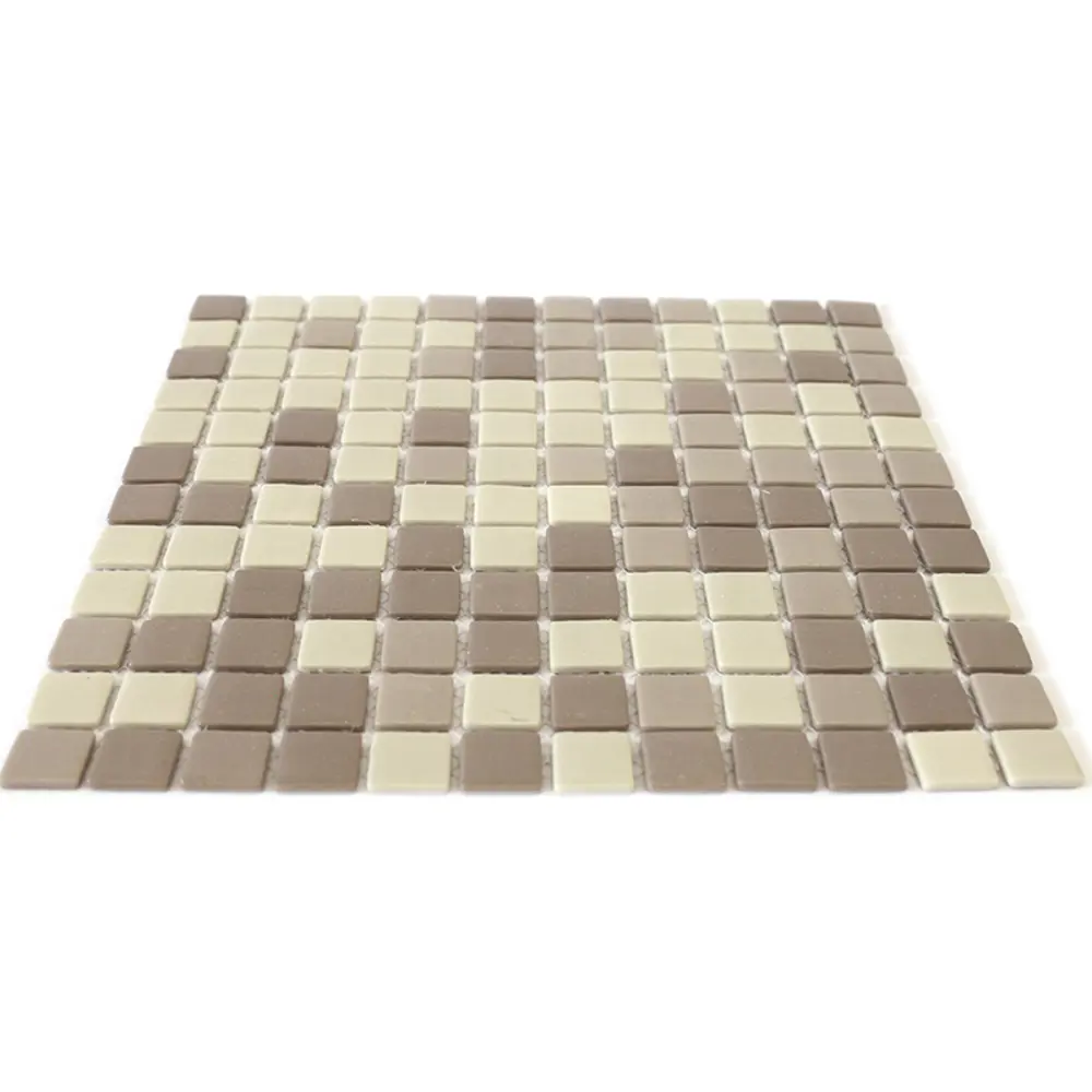 Мозаика стеклянная Natural STP-BG020 31.5x31.5 см цвет бежевый Santreyd Steppa STLM-2198628 - Вид №4