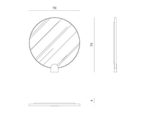 Настенное зеркало в рамке Carpanese Home Identity ARCH-00130779 - Вид №4