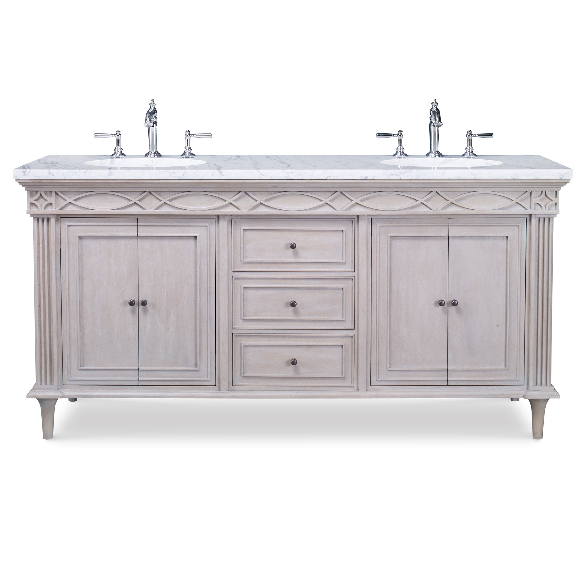 Тумбочка, Гранд (60+) 08991-110-601 Seville Double Sink Chest Ambella  - Вид №2
