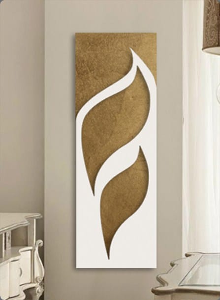 Алюминиевый полотенцесушитель Termo Design двойная пластина-сусальное золото ARCH-00136883 - Вид №25