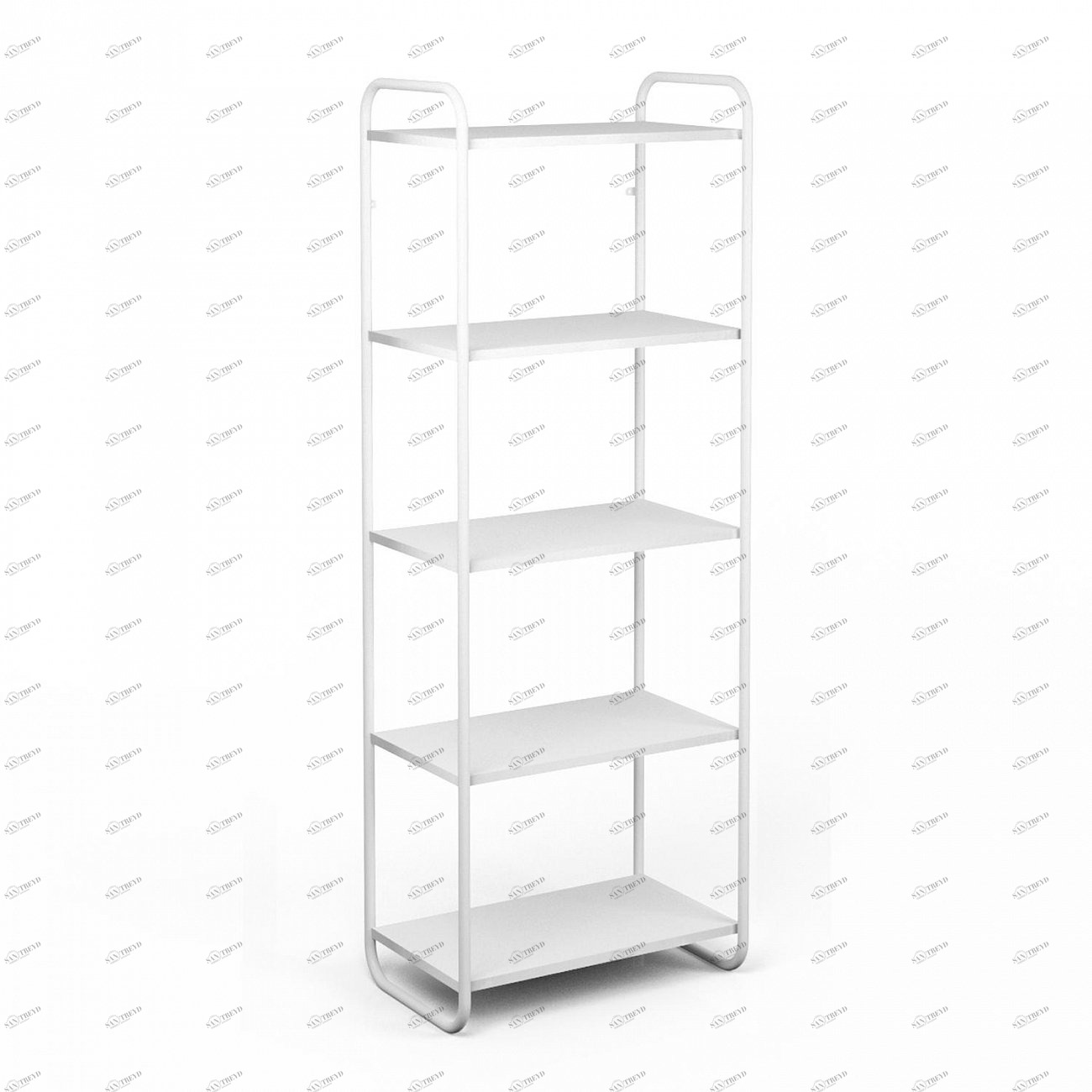 Стеллаж узкий белый Bauhaus WOODI  00-3966322 Белый 