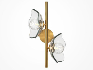 Металлический светодиодный настенный светильник