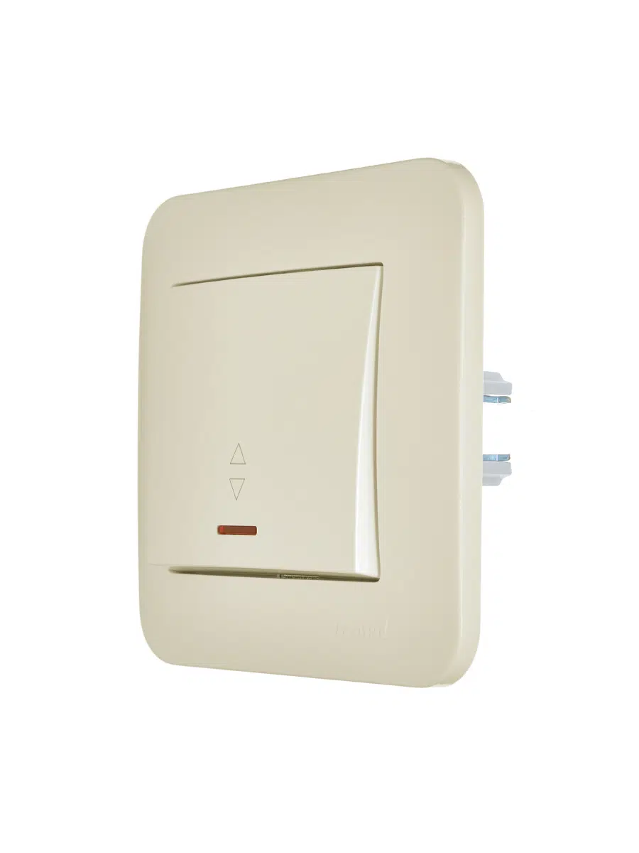 ASTI Выключатель проходной с подсветкой крем LEZARD 7081-0303-114