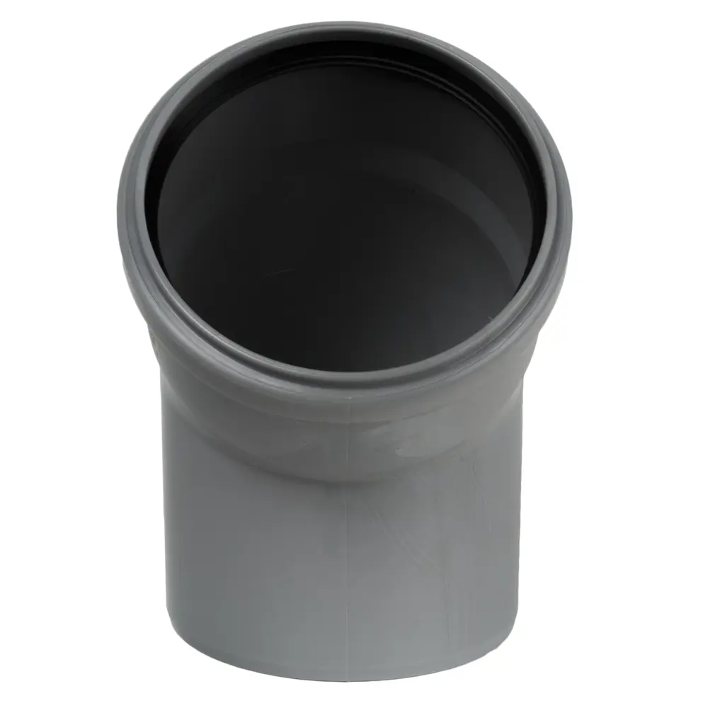 Колено канализационное Политэк 110 мм 45° для внутренних систем 11011717 STLM-0001051 - Вид №1