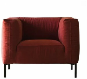 Verzelloni Кресло из ткани со съемным чехлом с подлокотниками Fold