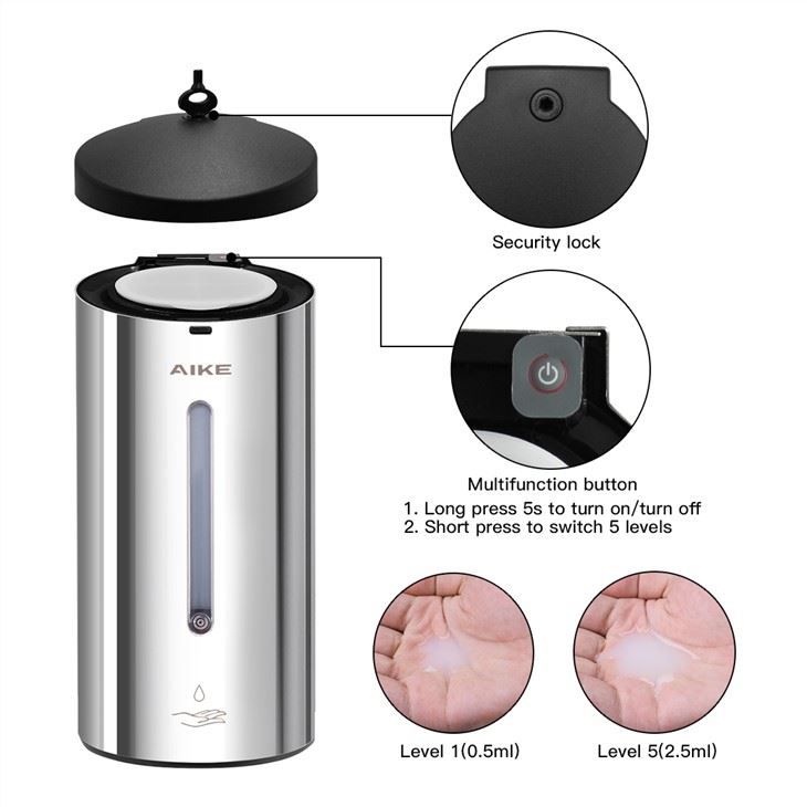 Умный дозатор мыла AIKE AK1205_267  - Вид №3
