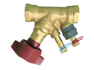 Калибровочный и балансировочный клапан с резьбовыми соединениями