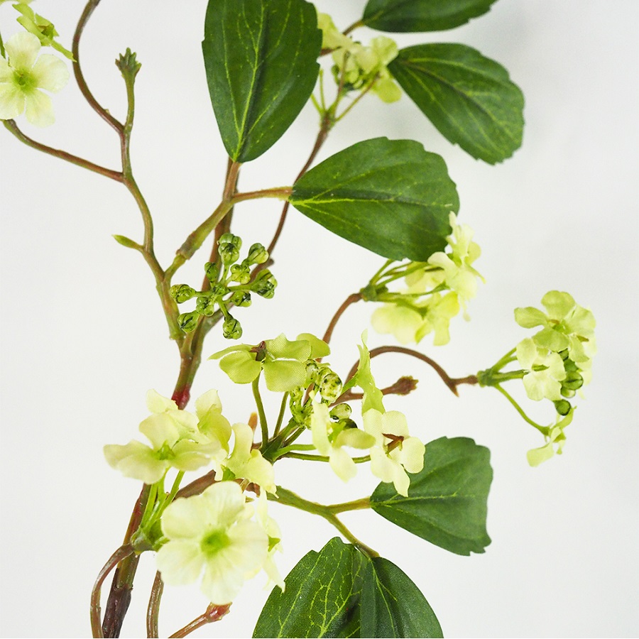 Искусственная длинная ветка калины с белыми цветами 85 см Mr Plant 110490 - Вид №2