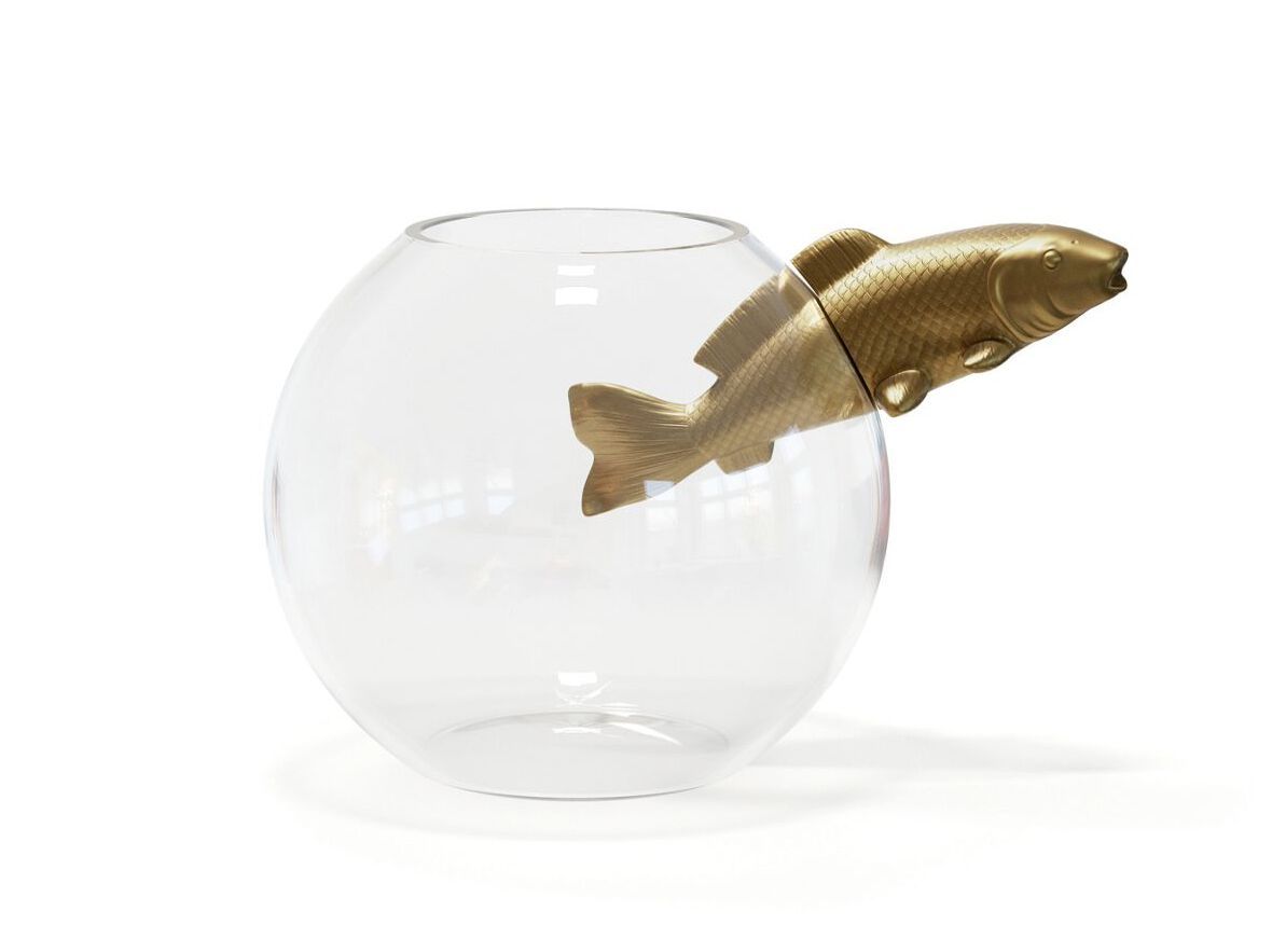 Круглая стеклянная ваза ROCHE BOBOIS NO LIMIT ARCH-00125650