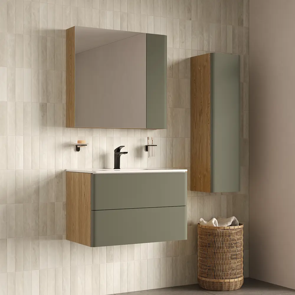 Корпус зеркального шкафа Iddis Lahta LAH80V0i99 72x80x15 см цвет дуб светлый STLM-2058857 - Вид №5