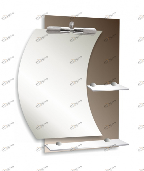 Зеркало Флагман с фонарем 750х530 Флагман МИР ЗЕРКАЛ 2322453