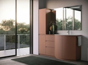 Ideagroup Тумба под умывальник, лакированная Form