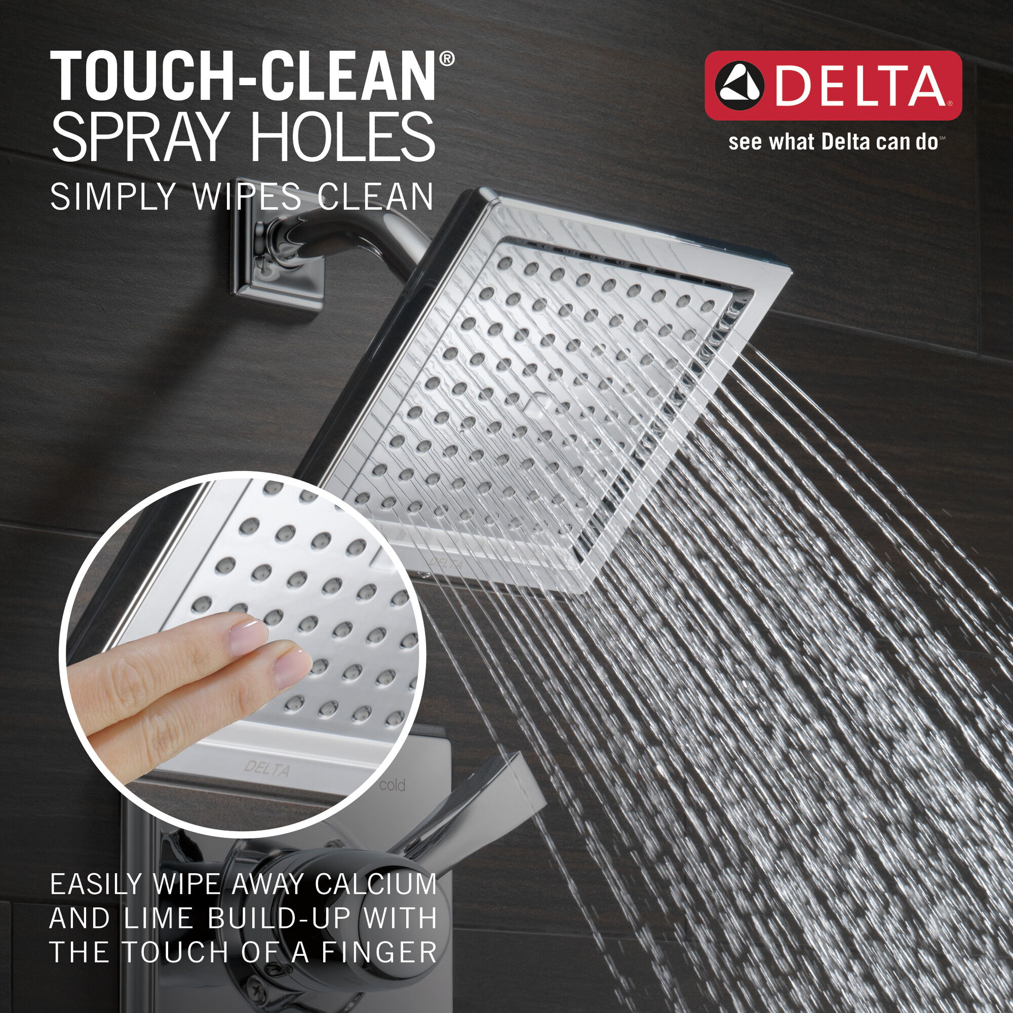 T14251 Облицовка для душа Monitor® серии 14 Delta Faucet Dryden Хром  - Вид №4