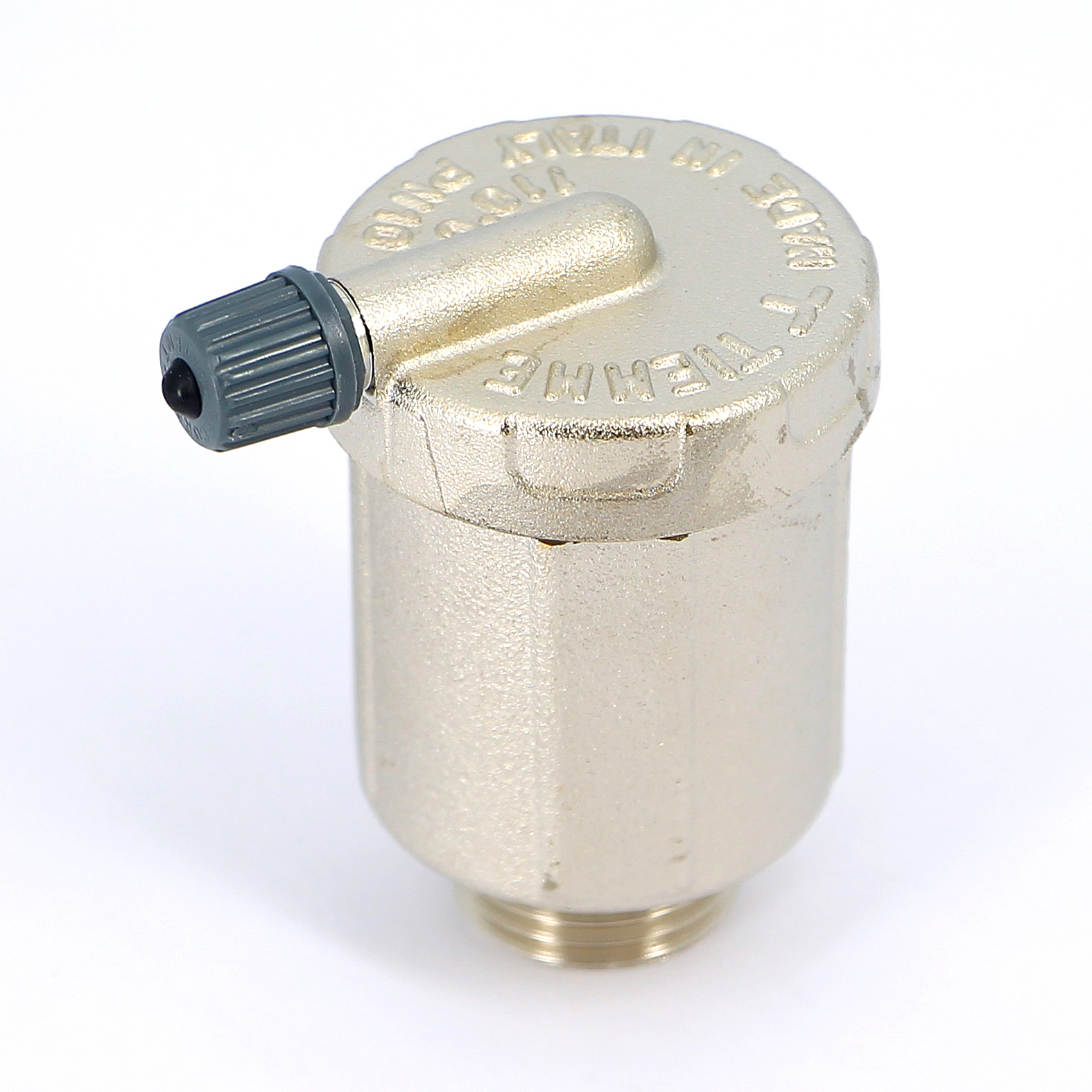 Воздухоотводчик автоматический с боковым выпуском никелированный TIEMME 1/2" 1980004