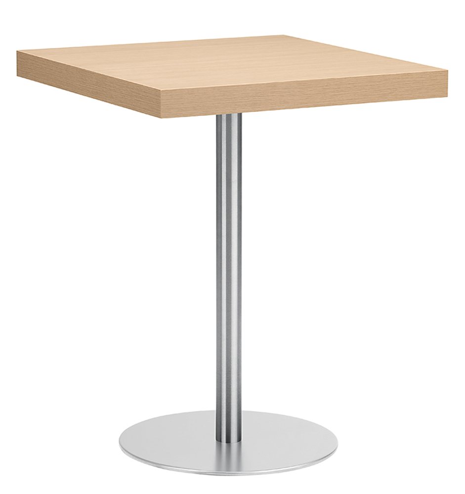 XT 494 Каркас стола с нижней крышкой из глянцевой или сатинированной нержавеющей стали, колонна из глянцевой или сатинированной нержавеющей стали. Et al. XT