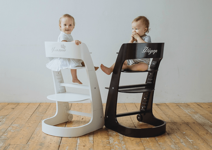 Стульчик-трансформер коричневый Chair ELLIPSE ELLIPSECHAIR 257742 Коричневый Santreyd  - Вид №2