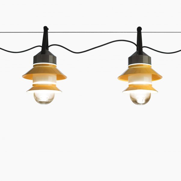 094535 Уличный потолочный светильник C горчичный Marset Santorini - Вид №1