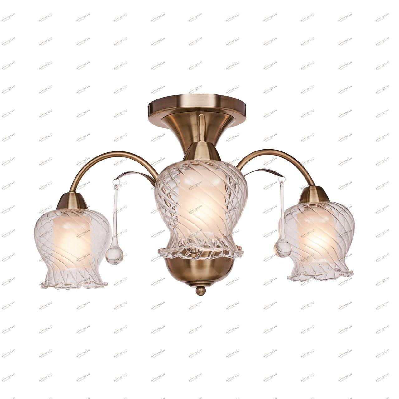 Потолочная люстра Silver Light Loretto 131.53.3 SILVER LIGHT LORETTO BRONZE 183385 Белый 