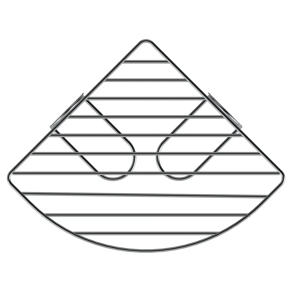 Полка для ванной Lemer Nil 23x34.5 см металл цвет хром STLM-2001457 - Вид №3