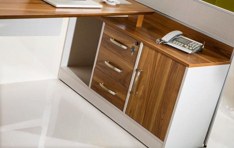 Arrediorg.it® Угловой деревянный стол со встроенной полкой Evolutio sun-id-1431169 - Вид №2