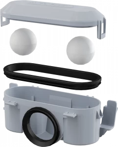 Гидрозатвор для пластикового водоотводящего желоба