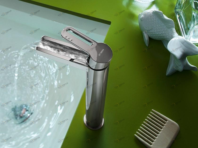 Nobili Rubinetterie Смеситель для раковины Waterfall с автоматическим сливом New road Rdc0128/2cr