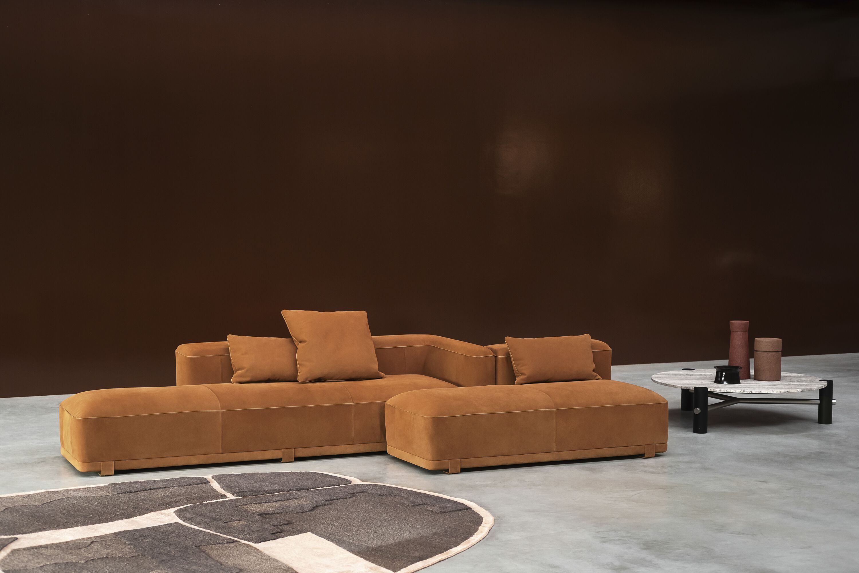 Кожаный модульный диван Baxter JULIETTE ARCH-00053298 - Вид №7