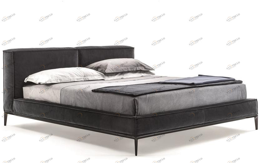 Frigerio Salotti Кровать из ткани с мягким изголовьем Taylor sun-id-1456923