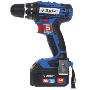 Дрель-шуруповерт Зубр DL-201-42 20V MAX PRO 9909109