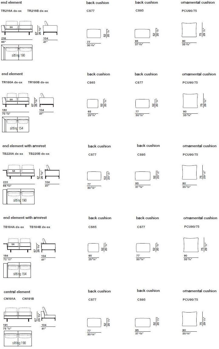 Molteni & C. Модульный угловой диван из ткани sun-id-1410620 - Вид №9