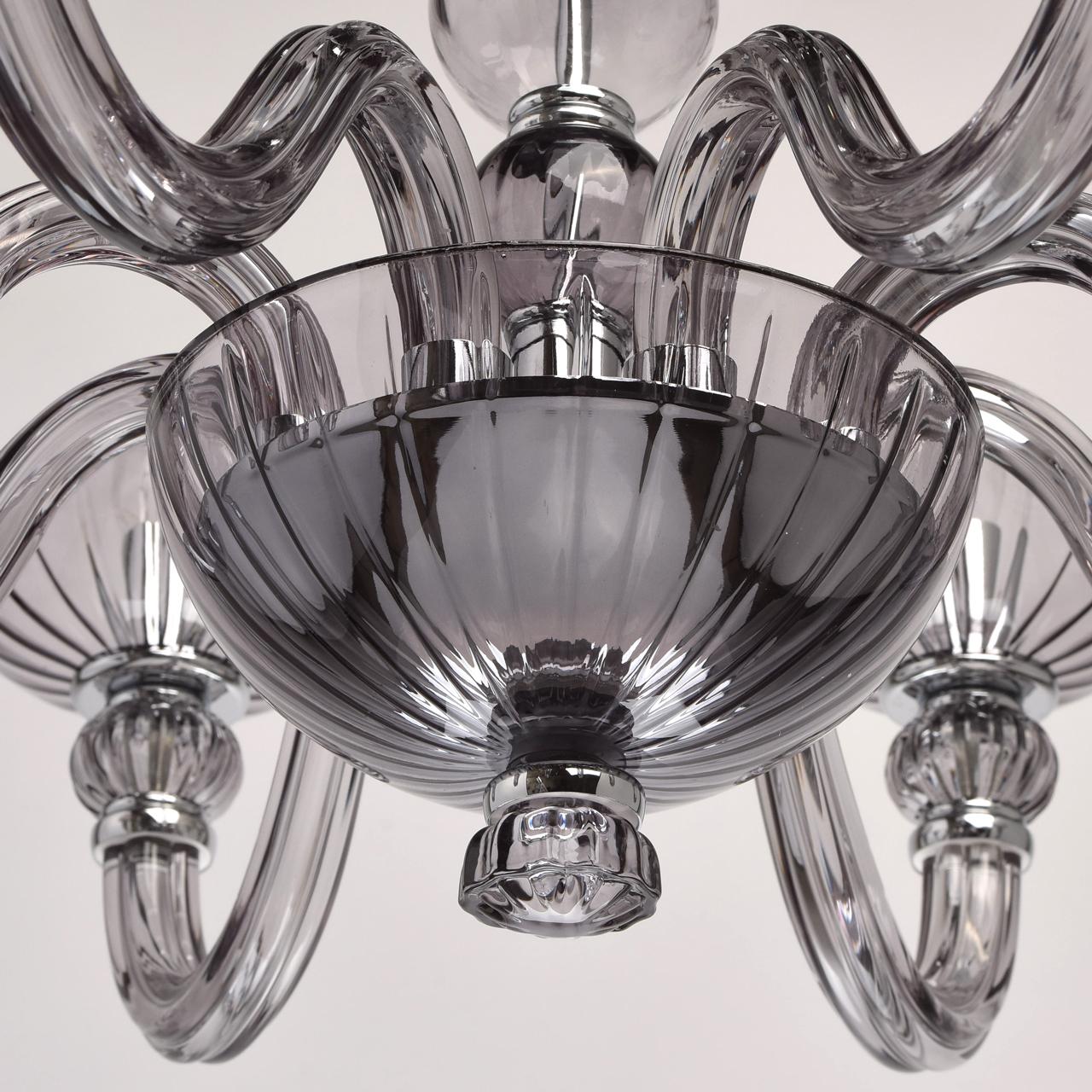 Подвесная люстра MW-Light Элла 483012508 MW-LIGHT ДИЗАЙНЕРСКИЕ, ЭЛЛА 186212 Серый  - Вид №3
