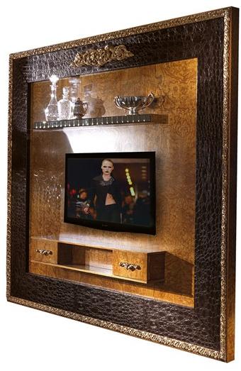 A.R. Arredamenti Настенная оборудованная стена с подставкой под телевизор Royal 704 - Вид №1