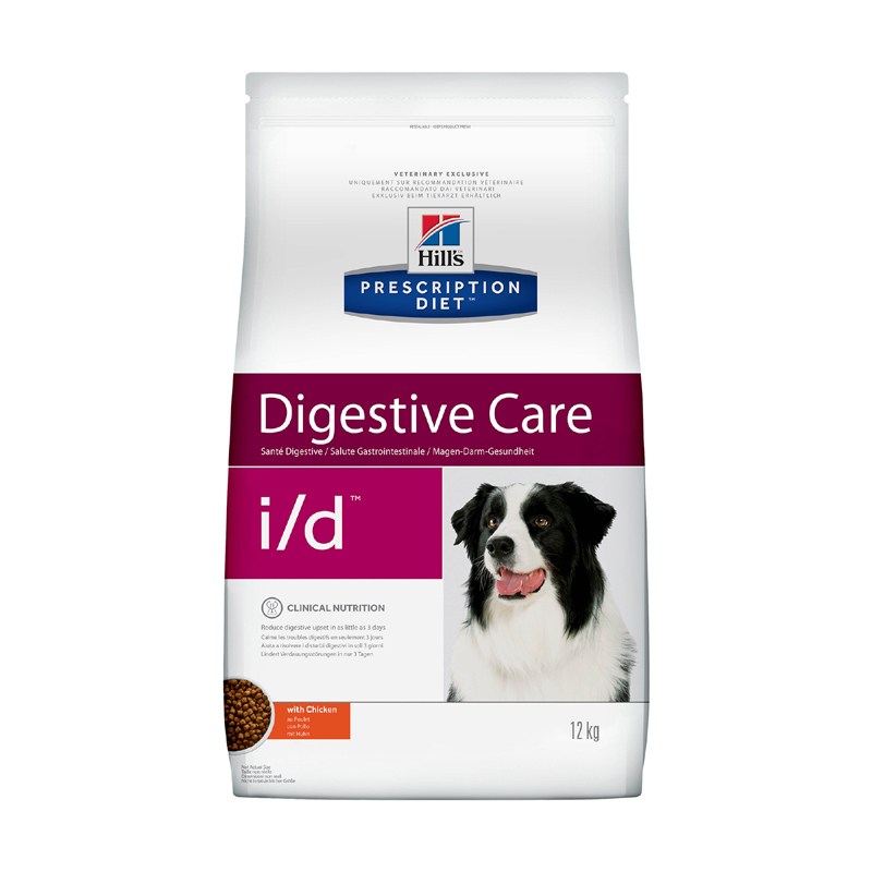 Т0055177 Корм для собак Hill"s Prescription Diet Canine I/D при заболеваниях ЖКТ, курица сух. 12кг Hill's 