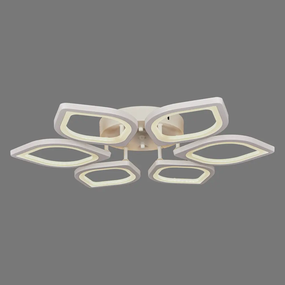 Люстра потолочная светодиодная Escada 10216/6LED 92W с пультом управления, 25 м², регулируемый белый свет, цвет белый 88294276 STLM-2181393  - Вид №4