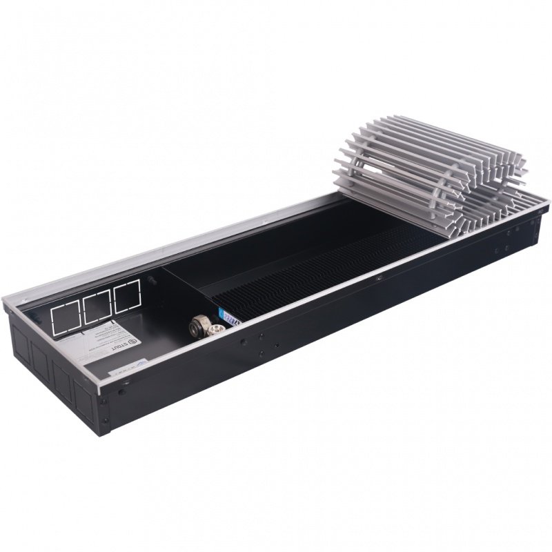 Конвектор внутрипольный STOUT SCN 80.240.2400 (Решётка роликовая, анодированный алюминий) SCN11000824240 - Вид №1