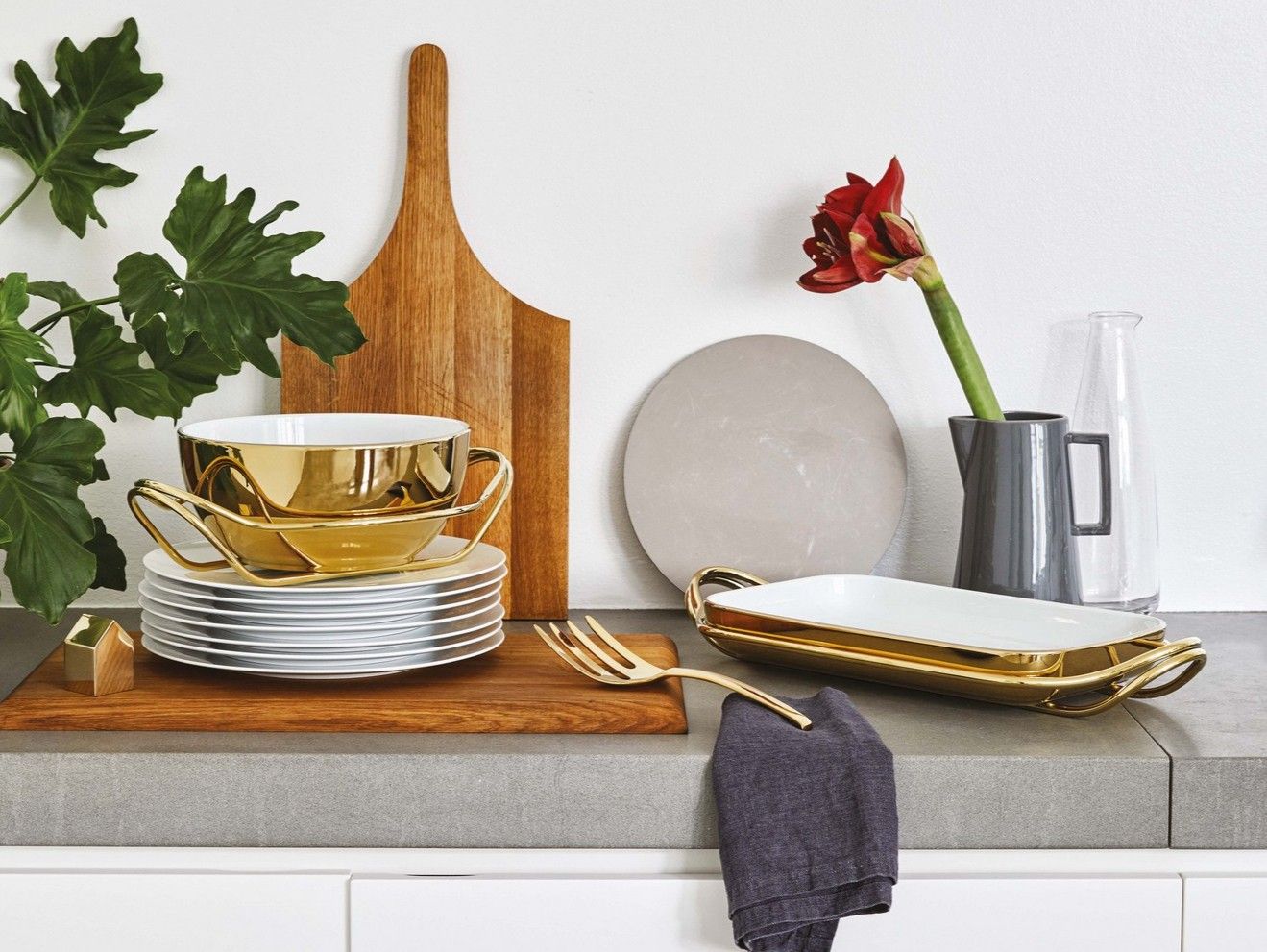 Фарфор и нержавеющая сталь Spaghettiera Sambonet New Living ARCH-00126404 - Вид №1