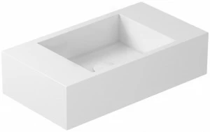 6035 Подвесная раковина настенная овальная Galassia PLUS DESIGN белая