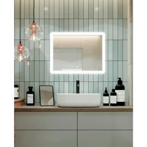 Зеркало для ванной Omega Glass Тип 2 SD932 с подсветкой 60x90 см прямоугольное
