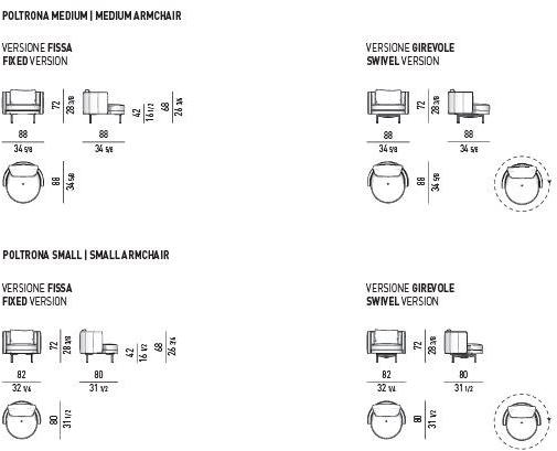 Minotti Кресло с подлокотниками Torii sun-id-1388471 - Вид №11