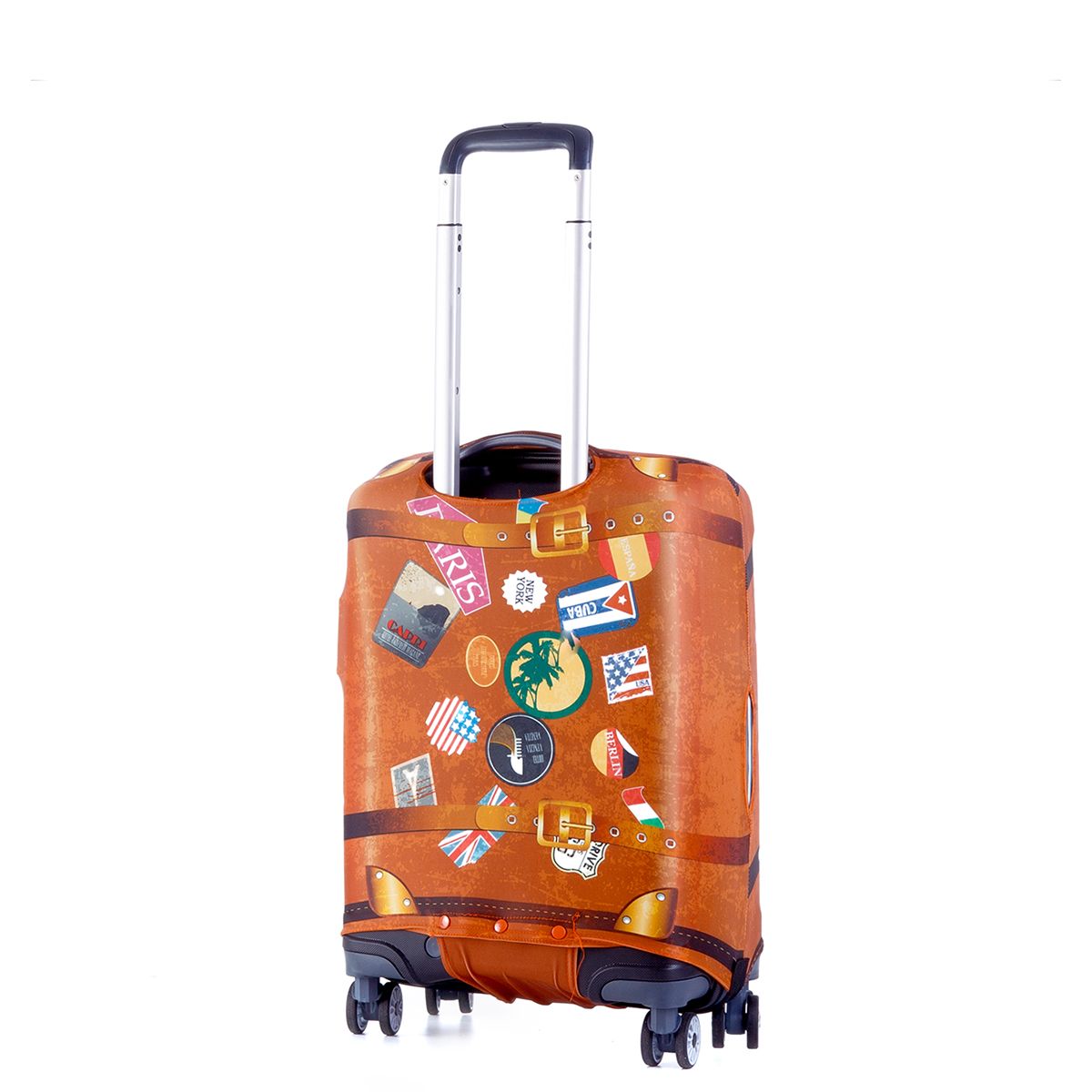 EBH554-S Чехол для чемодана малый EBH554 S Retro Case Stickers Eberhart  - Вид №1