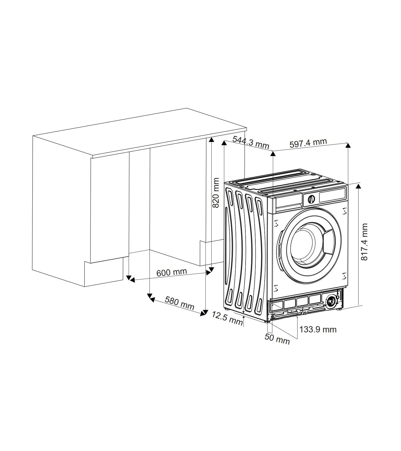 9297321 Встраиваемая стиральная машина Scandilux DX3T8400 STDN-0059355 - Вид №28