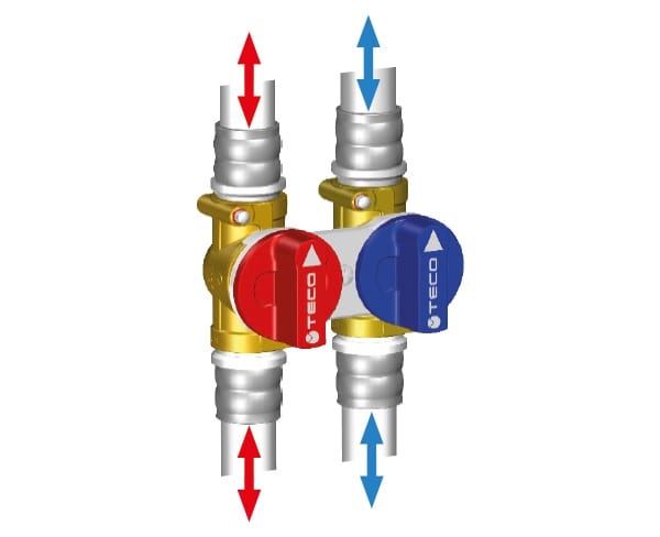 Комплект с двойным запорным устройством TECO K4 ARCH-00131141 - Вид №1