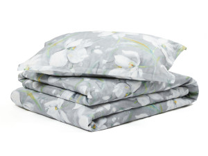 Хлопковая кровать с цветочным рисунком