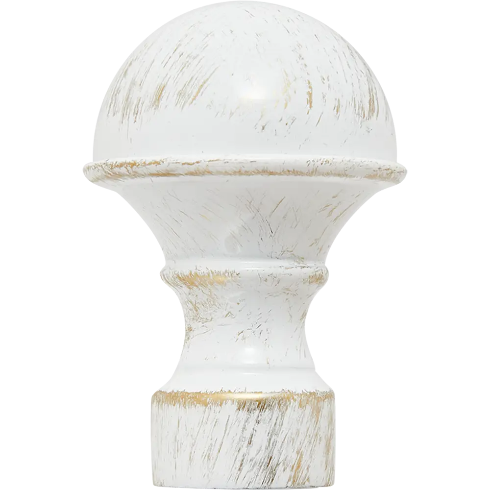 Наконечник Мороженое Inspire алюминий цвет белый классик 20 см STLM-2073386